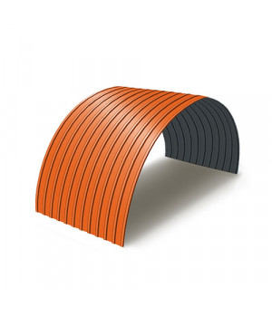 Профнастил С10ПГ-0.7, Ширина-1100, RAL 2004, Полиэстер