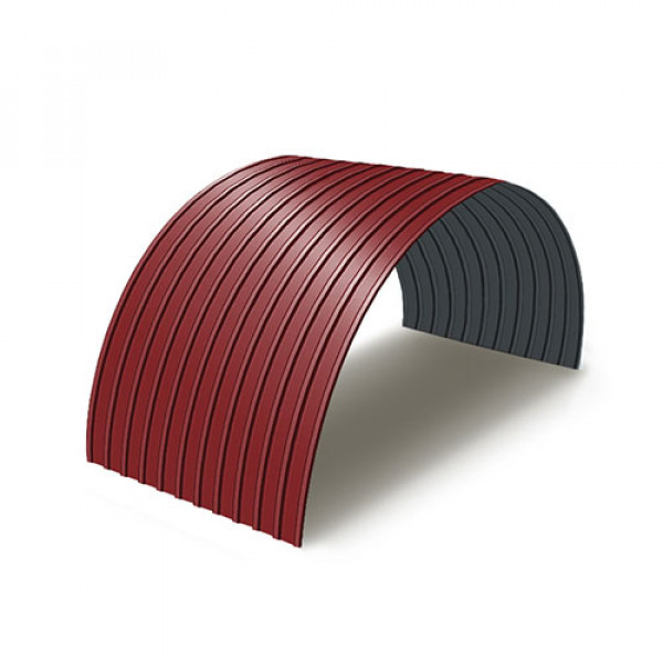 Профнастил С10ПГ-0.5, Ширина-1100, RAL 3011, Полиэстер