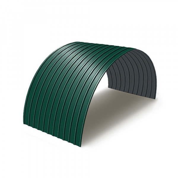 Профнастил С10ПГ-0.5, Ширина-1100, RAL 6005, Полиэстер