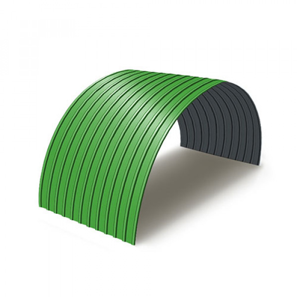 Профнастил С10ПГ-0.5, Ширина-1100, RAL 6018, Полиэстер