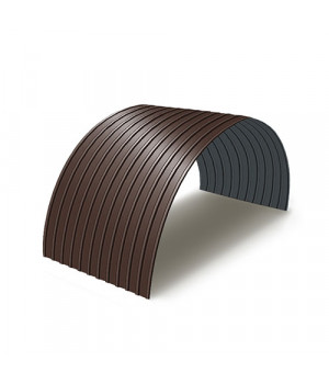 Профнастил С10ПГ-0.65, Ширина-1100, RAL 8017, Полиэстер