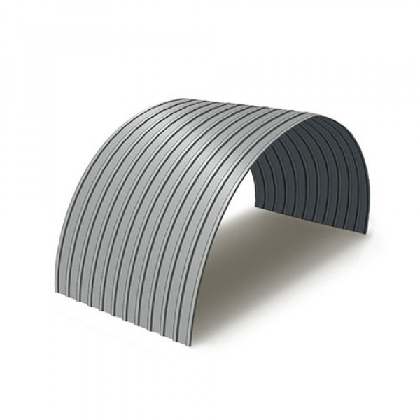 Профнастил С10ПГ-0.5, Ширина-1100, RAL 9006, Полиэстер