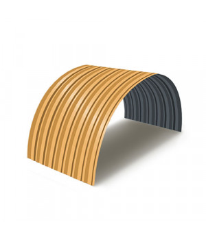 Профнастил С15ПГ-0.65, Ширина-1150, RAL 1034, Полиэстер