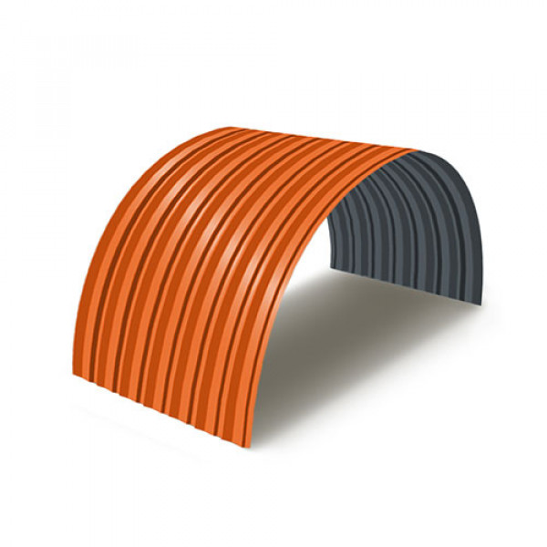 Профнастил С15ПГ-0.55, Ширина-1150, RAL 2004, Полиэстер