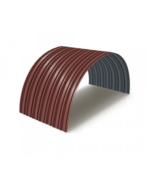 Профнастил С15ПГ-0.65, Ширина-1150, RAL 3009, Полиэстер