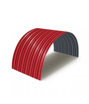 Профнастил С15ПГ-0.65, Ширина-1150, RAL 3020, Полиэстер