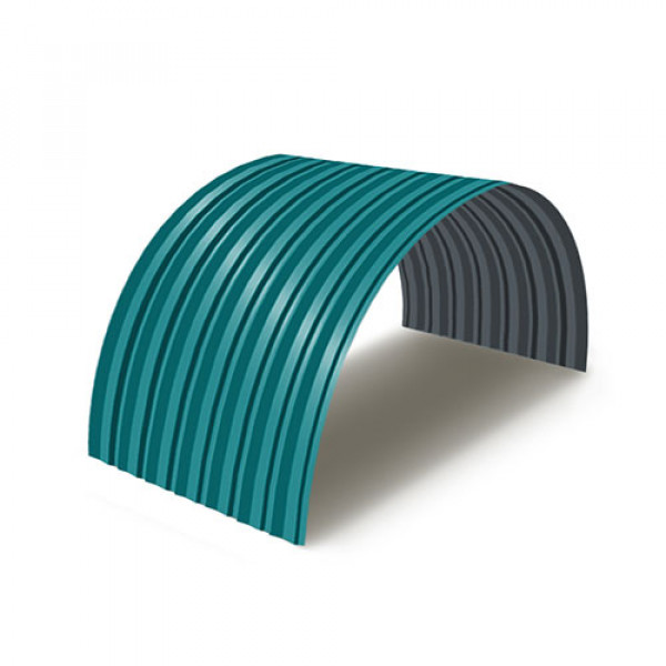 Профнастил С15ПГ-0.5, Ширина-1150, RAL 5021, Полиэстер