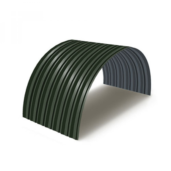 Профнастил С15ПГ-0.5, Ширина-1150, RAL 6020, Полиэстер