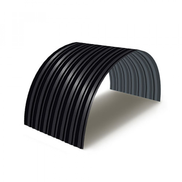 Профнастил С15ПГ-0.5, Ширина-1150, RAL 9005, Полиэстер