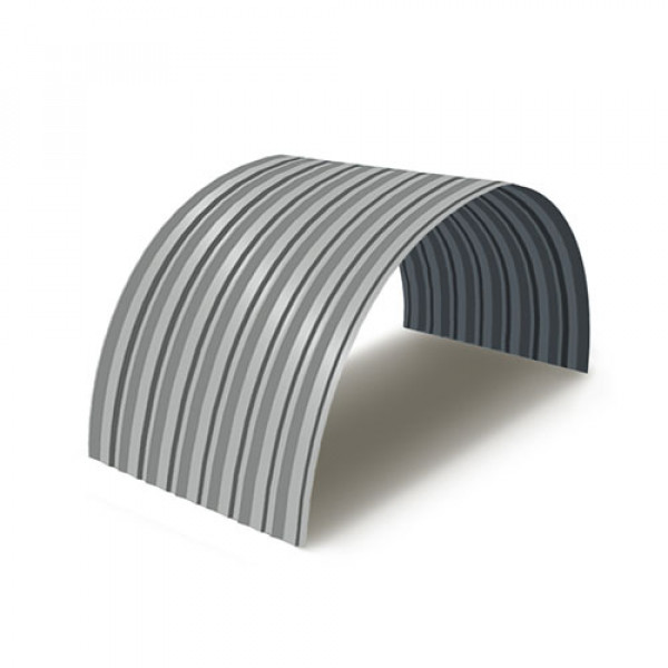 Профнастил С15ПГ-0.5, Ширина-1150, RAL 9006, Полиэстер