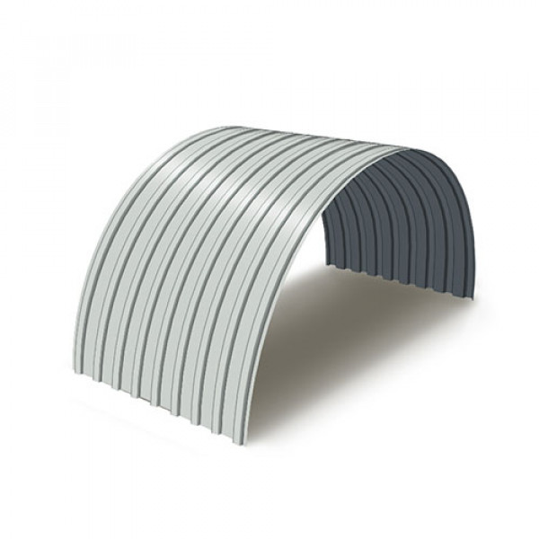 Профнастил С17ПГ-0.5, Ширина-1100, Полиэстер RAL7047