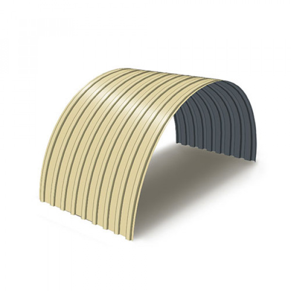 Профнастил С17ПГ-0.5, Ширина-1100, Полиэстер RAL1014