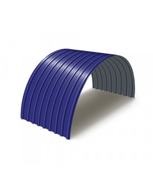 Профнастил С17ПГ-0.7, Ширина-1100, Полиэстер RAL5002