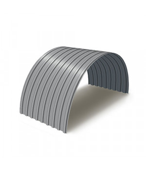 Профнастил С17ПГ-0.55, Ширина-1100, Полиэстер RAL7004