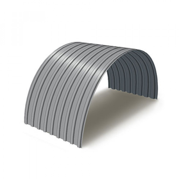 Профнастил С17ПГ-0.55, Ширина-1100, Полиэстер RAL7004