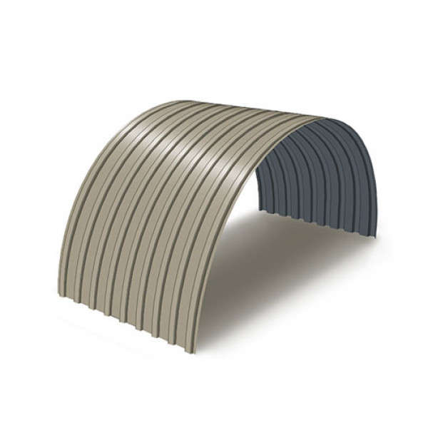 Профнастил С17ПГ-0.7, Ширина-1100, Полиэстер RAL1035