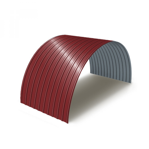 Профнастил С18ПГ-0.5, Ширина-1100, Полиэстер RAL3011