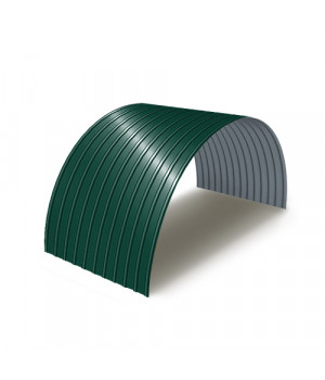 Профнастил С18ПГ-0.7, Ширина-1100, Полиэстер RAL6005