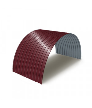 Профнастил С18ПГ-0.65, Ширина-1100, Полиэстер RAL3005