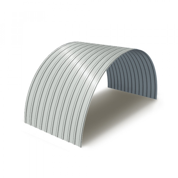 Профнастил С18ПГ-0.5, Ширина-1100, Полиэстер RAL7035