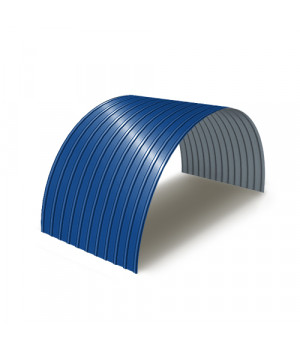 Профнастил С18ПГ-0.65, Ширина-1100, Полиэстер RAL5005