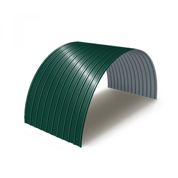 Профнастил С18ПГ-0.65, Ширина-1100, Полиэстер RAL6005