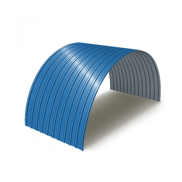 Профнастил С18ПГ-0.5, Ширина-1100, Полиэстер RAL5015