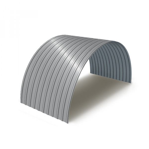 Профнастил С18ПГ-0.65, Ширина-1100, Полиэстер RAL7004