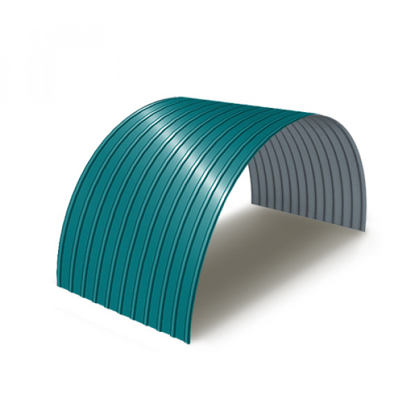 Профнастил С18ПГ-0.5, Ширина-1100, Полиэстер RAL5021