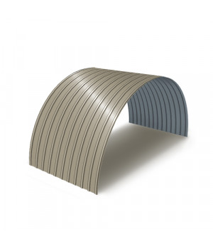 Профнастил С18ПГ-0.5, Ширина-1100, Полиэстер RAL1035