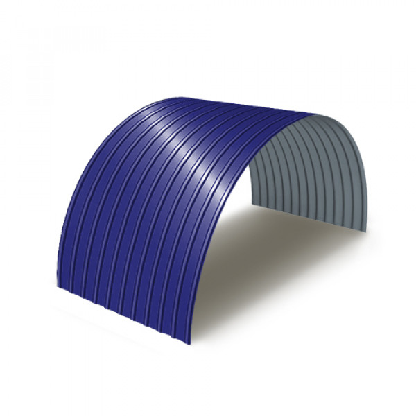 Профнастил С18ПГ-0.7, Ширина-1100, Полиэстер RAL5002