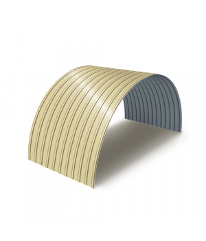 Профнастил С18ПГ-0.7, Ширина-1100, Полиэстер RAL1014