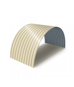 Профнастил С18ПГ-0.7, Ширина-1100, Полиэстер RAL1015