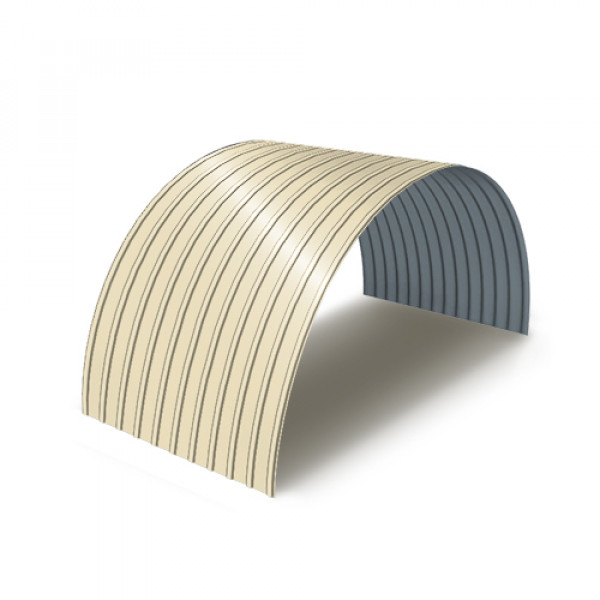 Профнастил С18ПГ-0.7, Ширина-1100, Полиэстер RAL1015