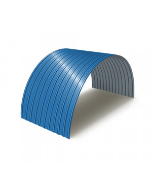 Профнастил С18ПГ-0.7, Ширина-1100, Полиэстер RAL5015