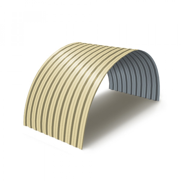 Профнастил C21ПГ-0.45, Ширина-1000, RAL1014 Полиэстер