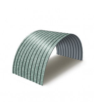 Профнастил C21ПГ-0.8, Ширина-1000, оцинкованный