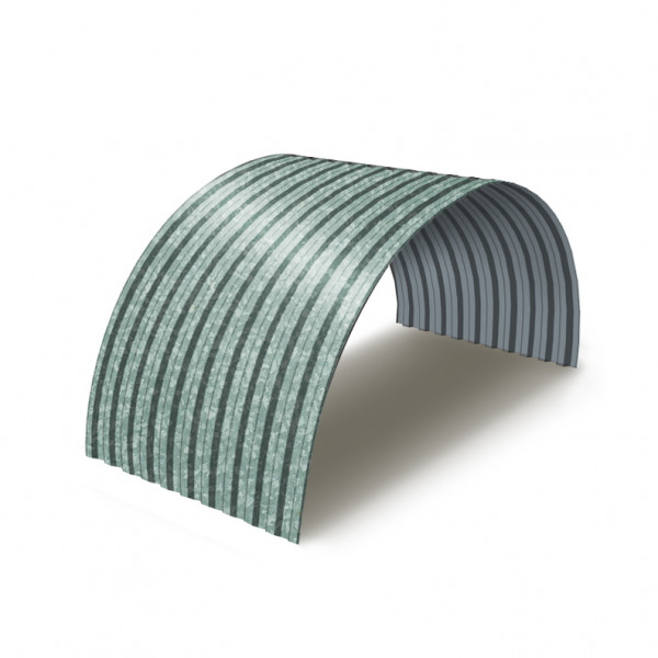 Профнастил C21ПГ-0.8, Ширина-1000, оцинкованный