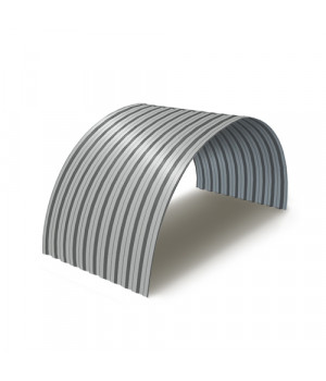 Профнастил C21ПГ-0.45, Ширина-1000, RAL9006 Полиэстер