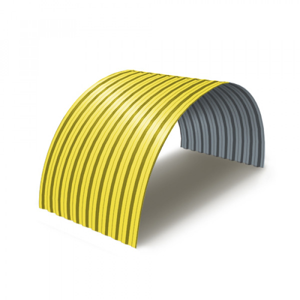 Профнастил C21ПГ-0.45, Ширина-1000, RAL1018 Полиэстер