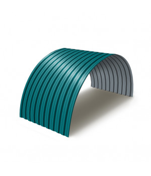 Профнастил C21ПГ-0.45, Ширина-1000, RAL5021 Полиэстер