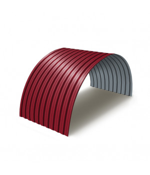 Профнастил C21ПГ-0.7, Ширина-1000, RAL3005 Полиэстер