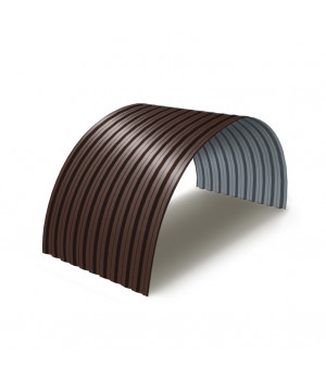 Профнастил C21ПГ-0.5, Ширина-1000, RAL8017 Полиэстер