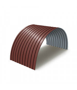 Профнастил C21ПГ-0.7, Ширина-1000, RAL3009 Полиэстер