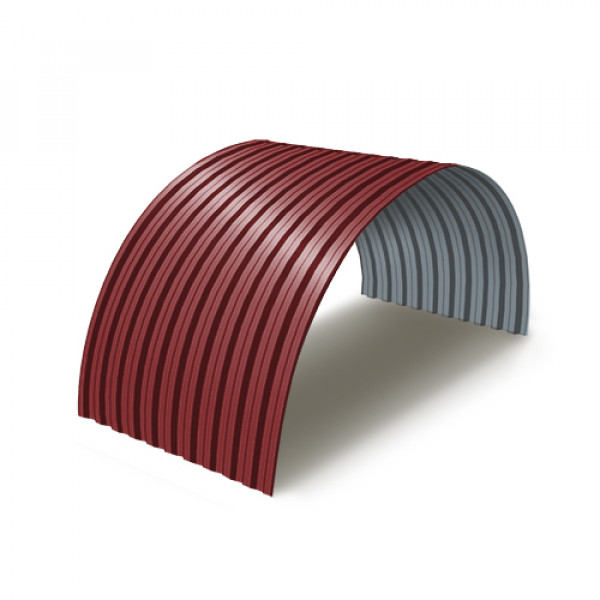 Профнастил C21ПГ-0.7, Ширина-1000, RAL3011 Полиэстер