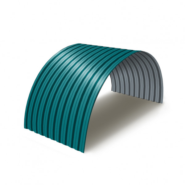 Профнастил C21ПГ-0.4, Ширина-1000, RAL5021 Полиэстер