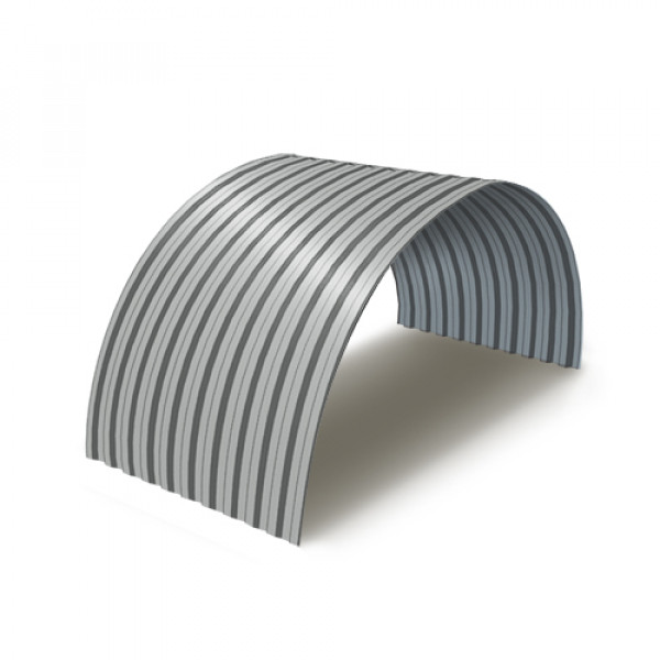 Профнастил C21ПГ-0.5, Ширина-1000, RAL9006 Полиэстер