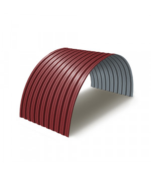 Профнастил C21ПГ-0.45, Ширина-1000, RAL3011 Полиэстер