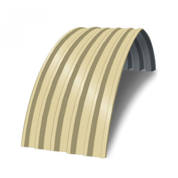 Профнастил С44ПГ-0.5, Ширина-1000, RAL 1014, Полиэстер