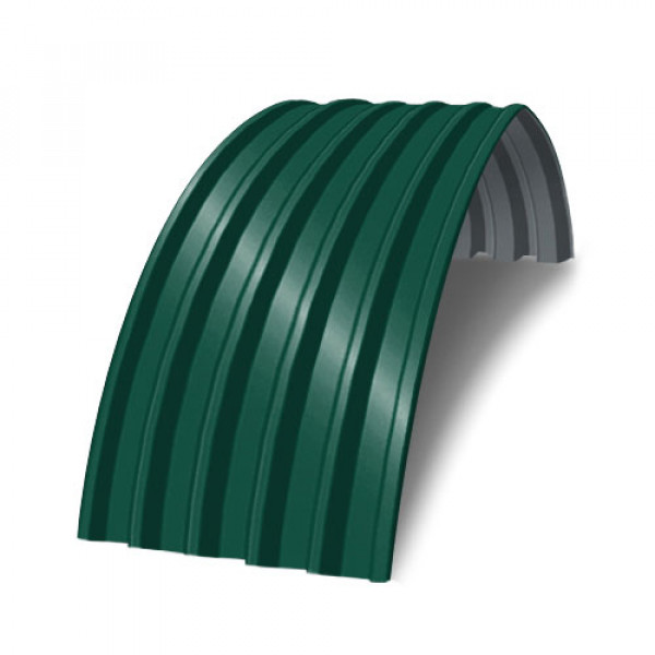 Профнастил С44ПГ-0.5, Ширина-1000, RAL 6005, Полиэстер